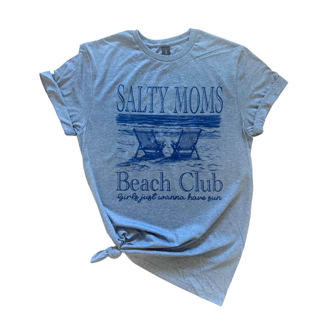Salty Moms Beach Club Graphic Tee