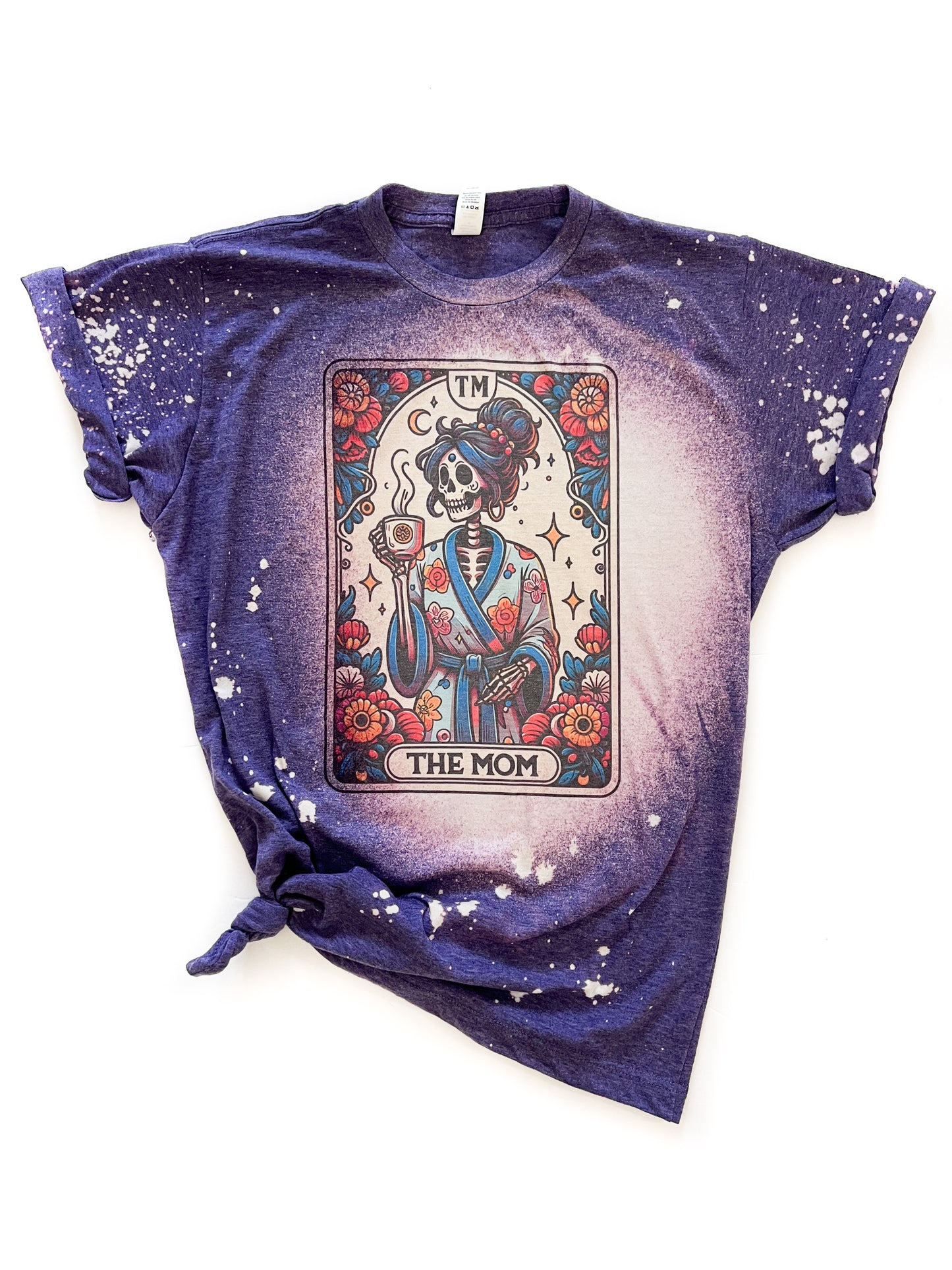 The Mom Tarot Bleached Tee