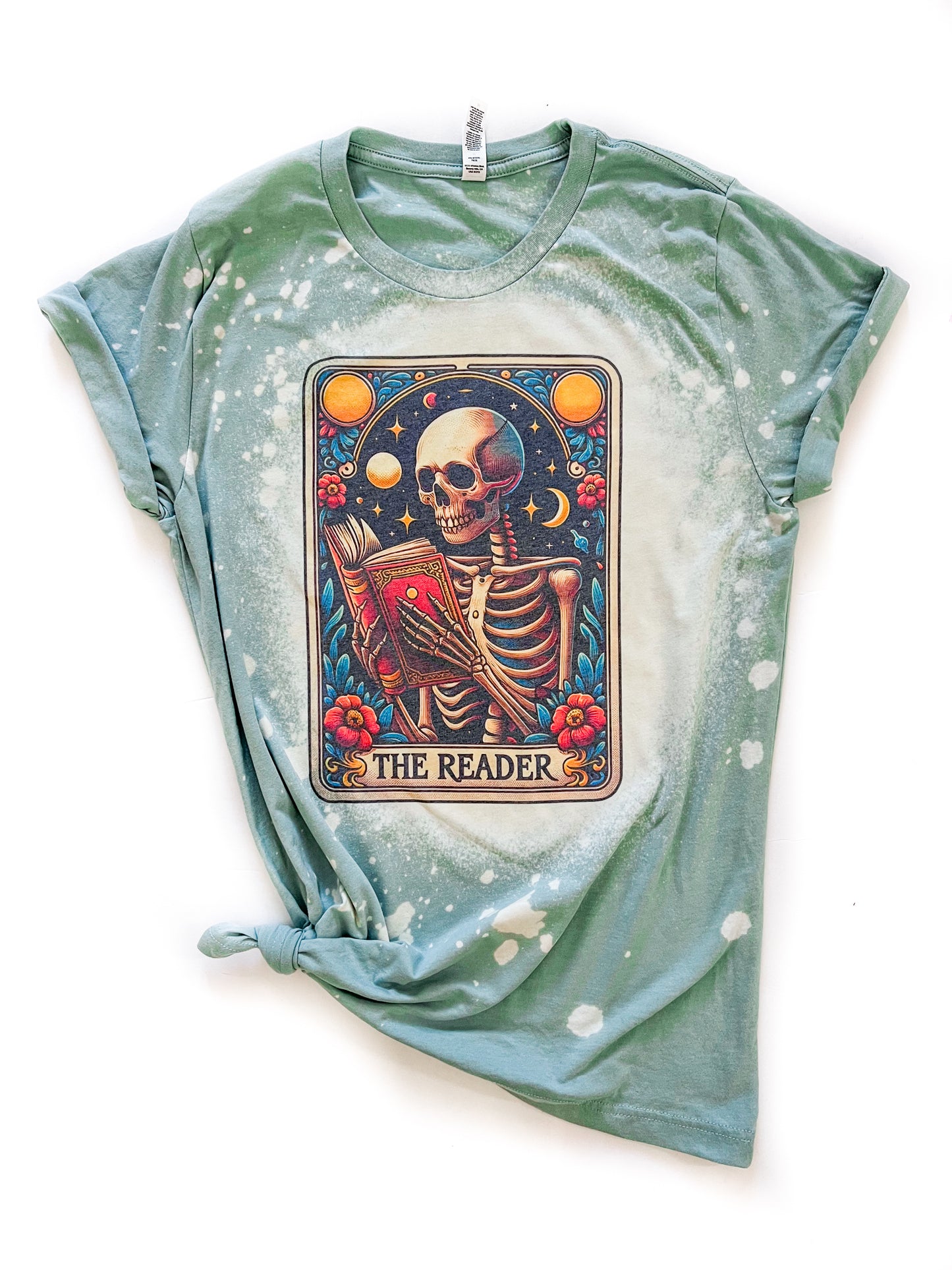The Reader Tarot Bleached Tee