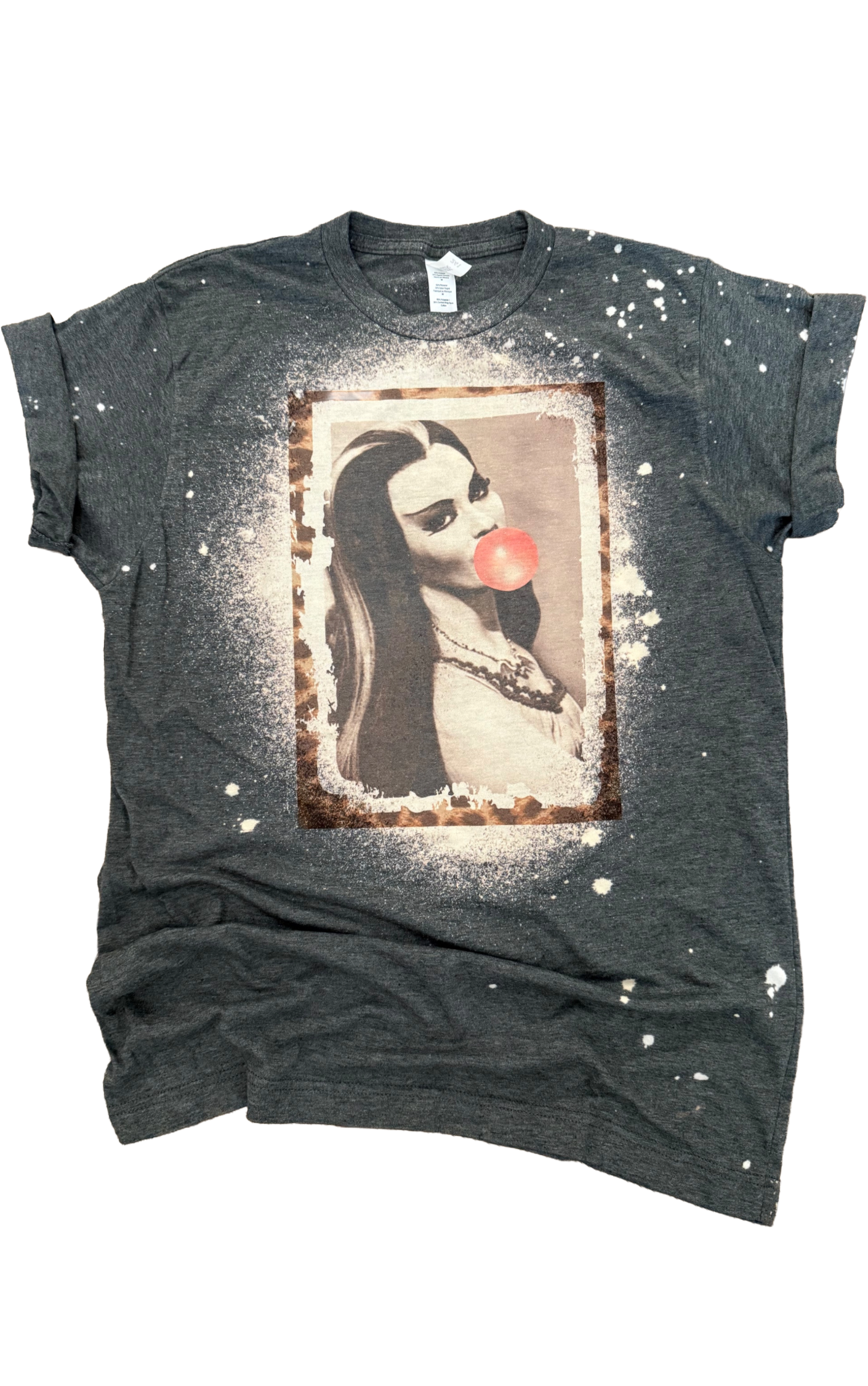 Bride of Frankenstein Bleached Halloween Tee
