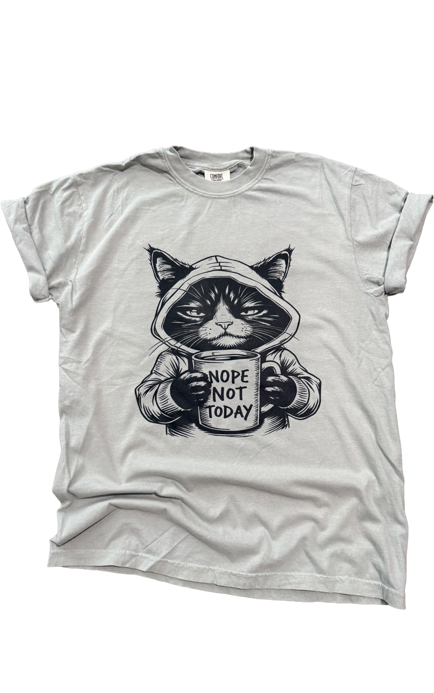 Nope Not Today Cat Tee