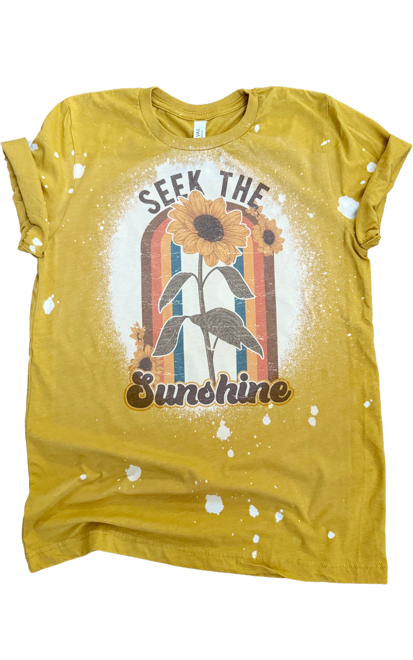 Seek The Sunshine Bleached Tee
