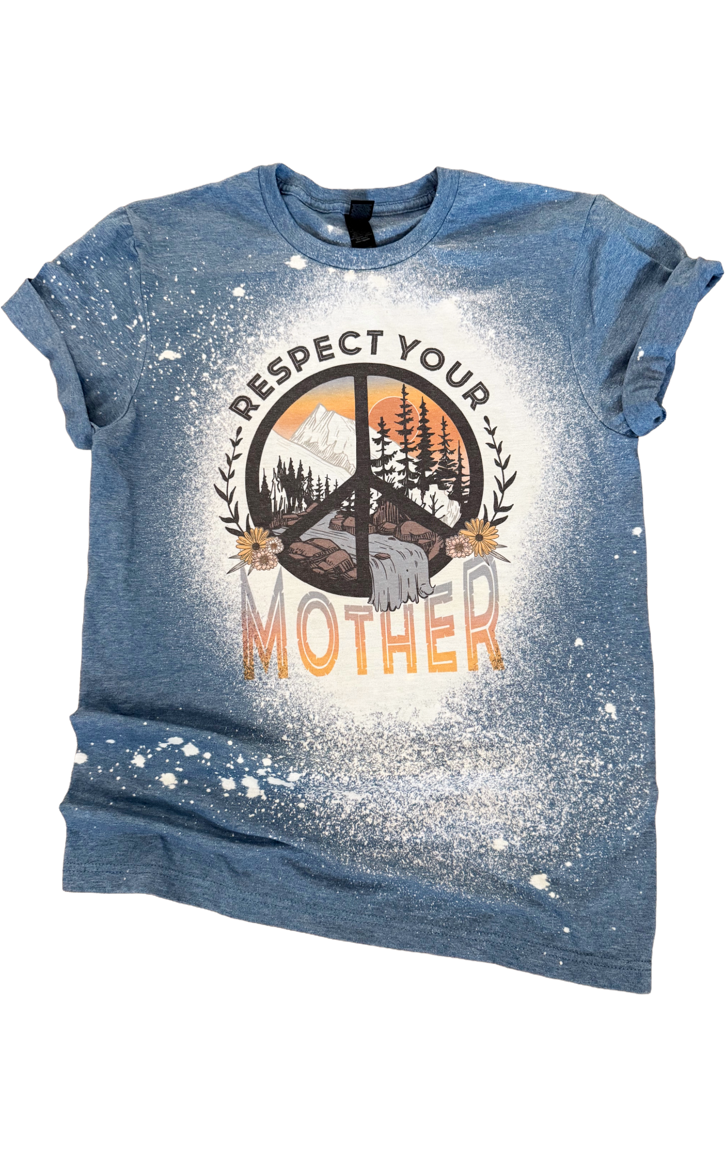 Respect Your Mother Bleached Tee