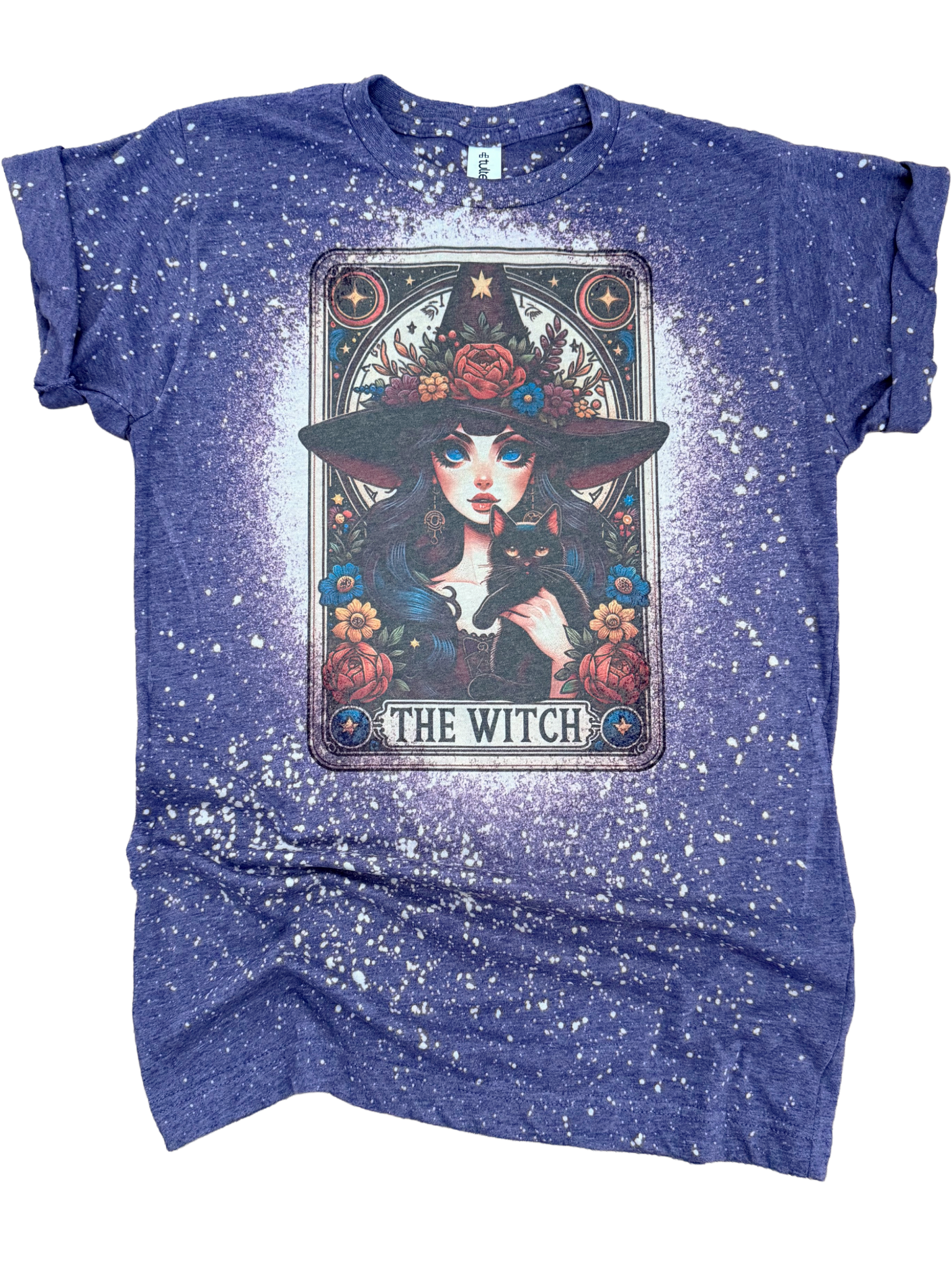 The Witch Tarot Card Bleached Tee