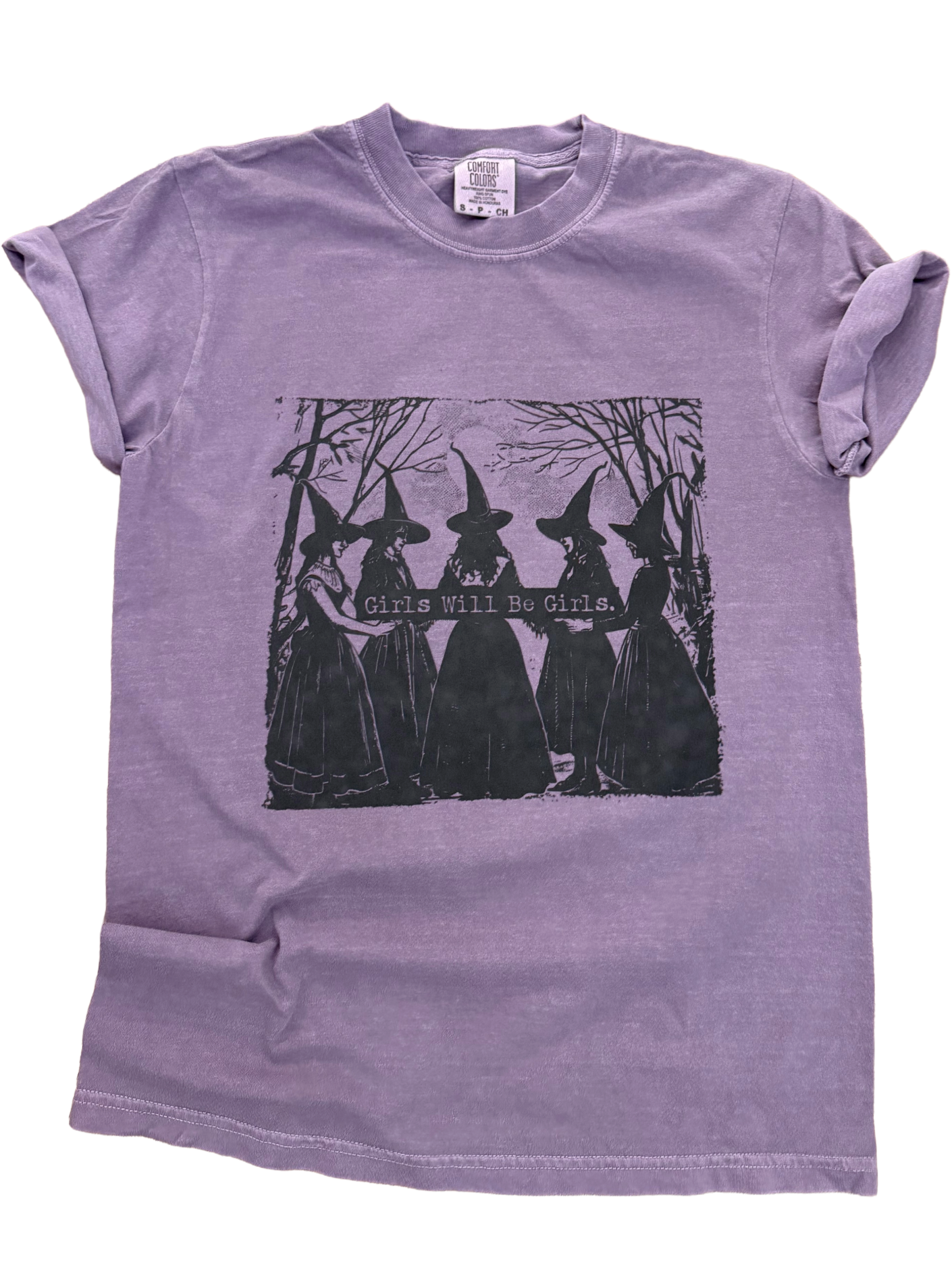 Girls Will Be Girls- Witch Coven Halloween Tee