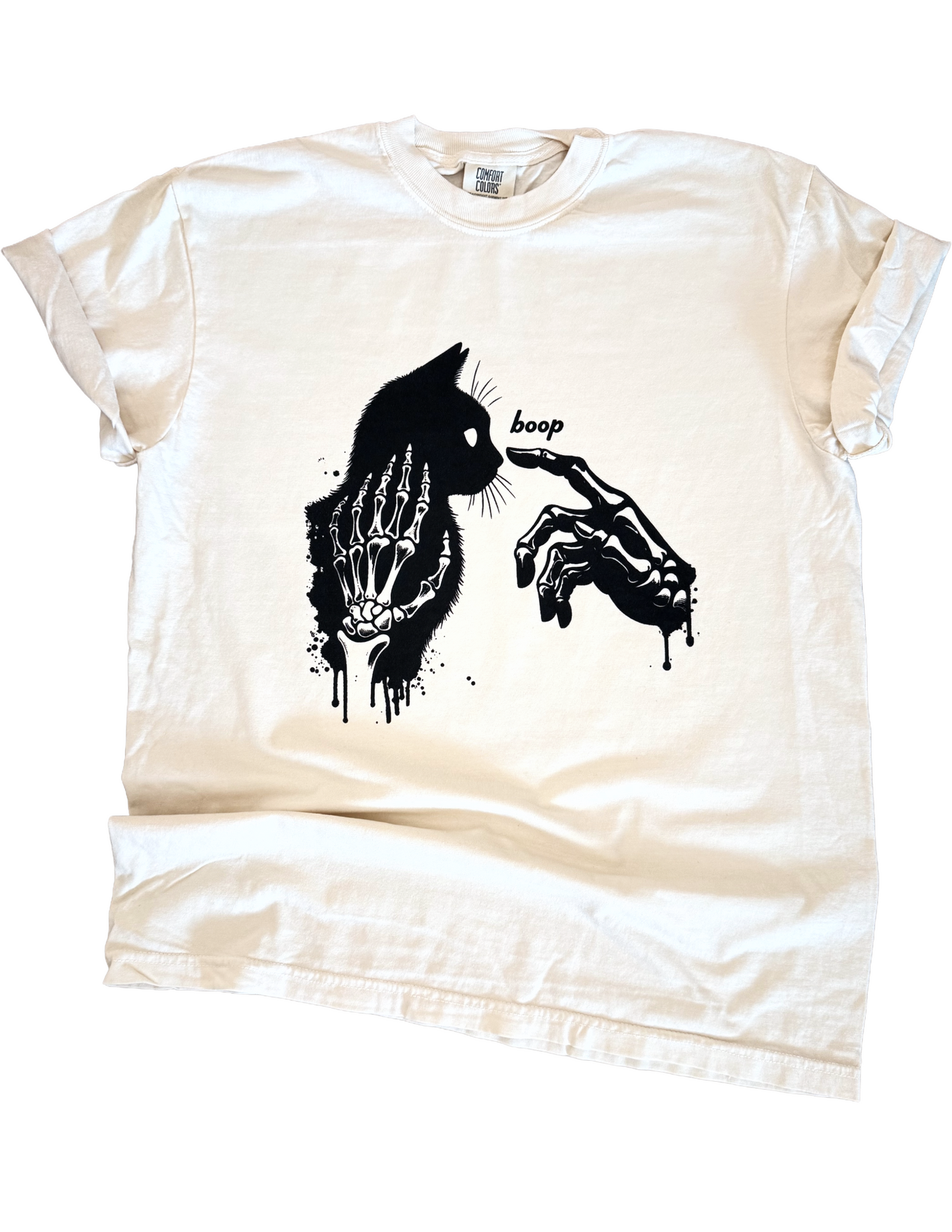 Boop Kitty Skeleton Hand Tee