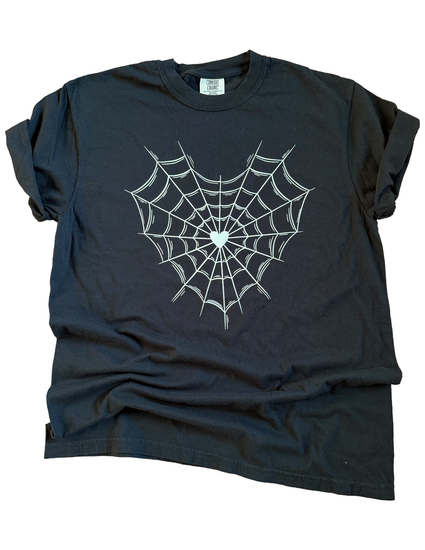 Heart Web Halloween Tee