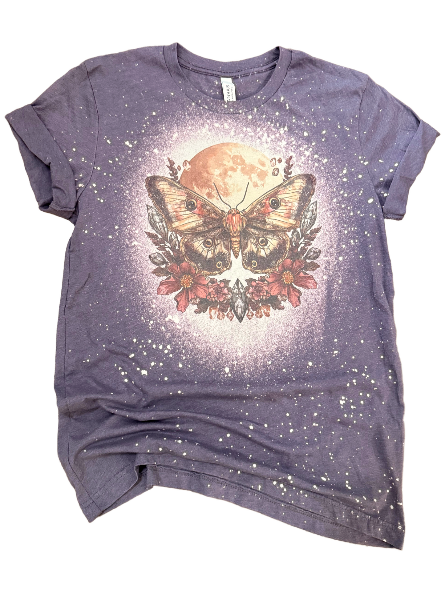 Midnight Moth Magic Bleached Tee