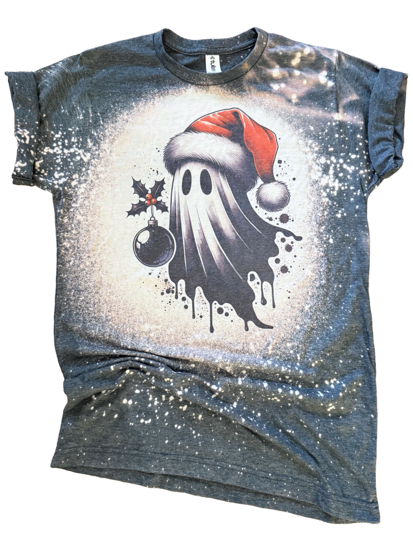 Holly Jolly Haunt – Bleached Christmas Tee