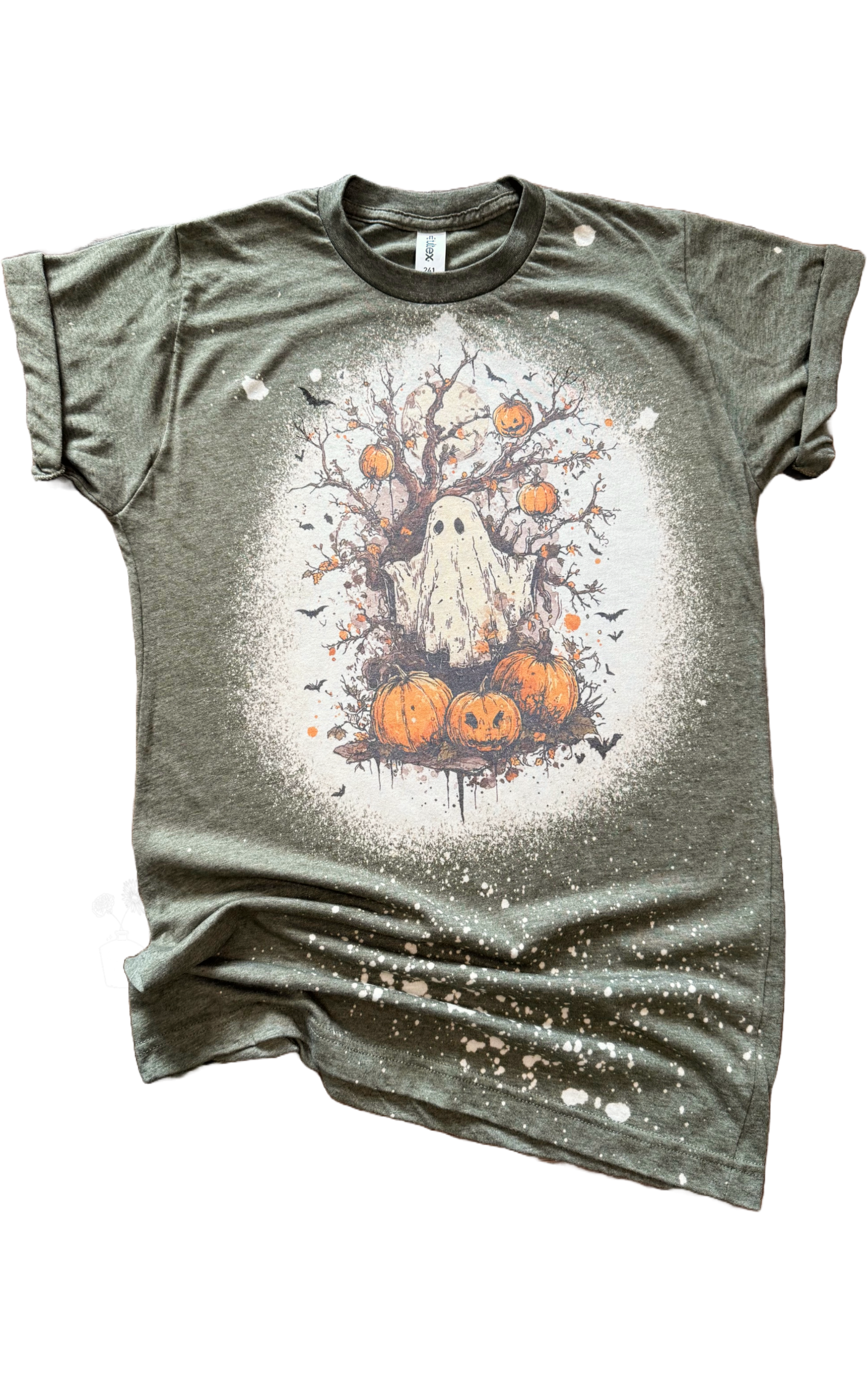 The Harvest Haunting - Bleached Halloween Tee
