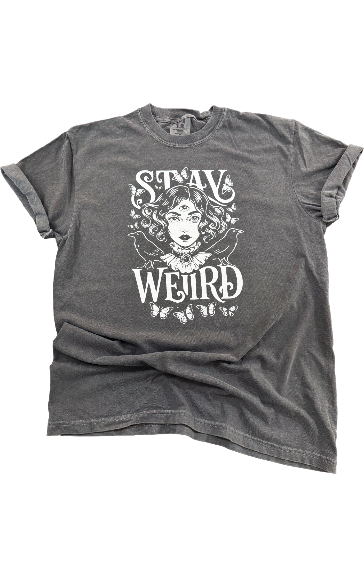 Stay Weird β Third Eye Raven Tee