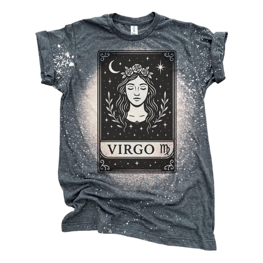 Virgo Tarot – Bleached Zodiac Tee