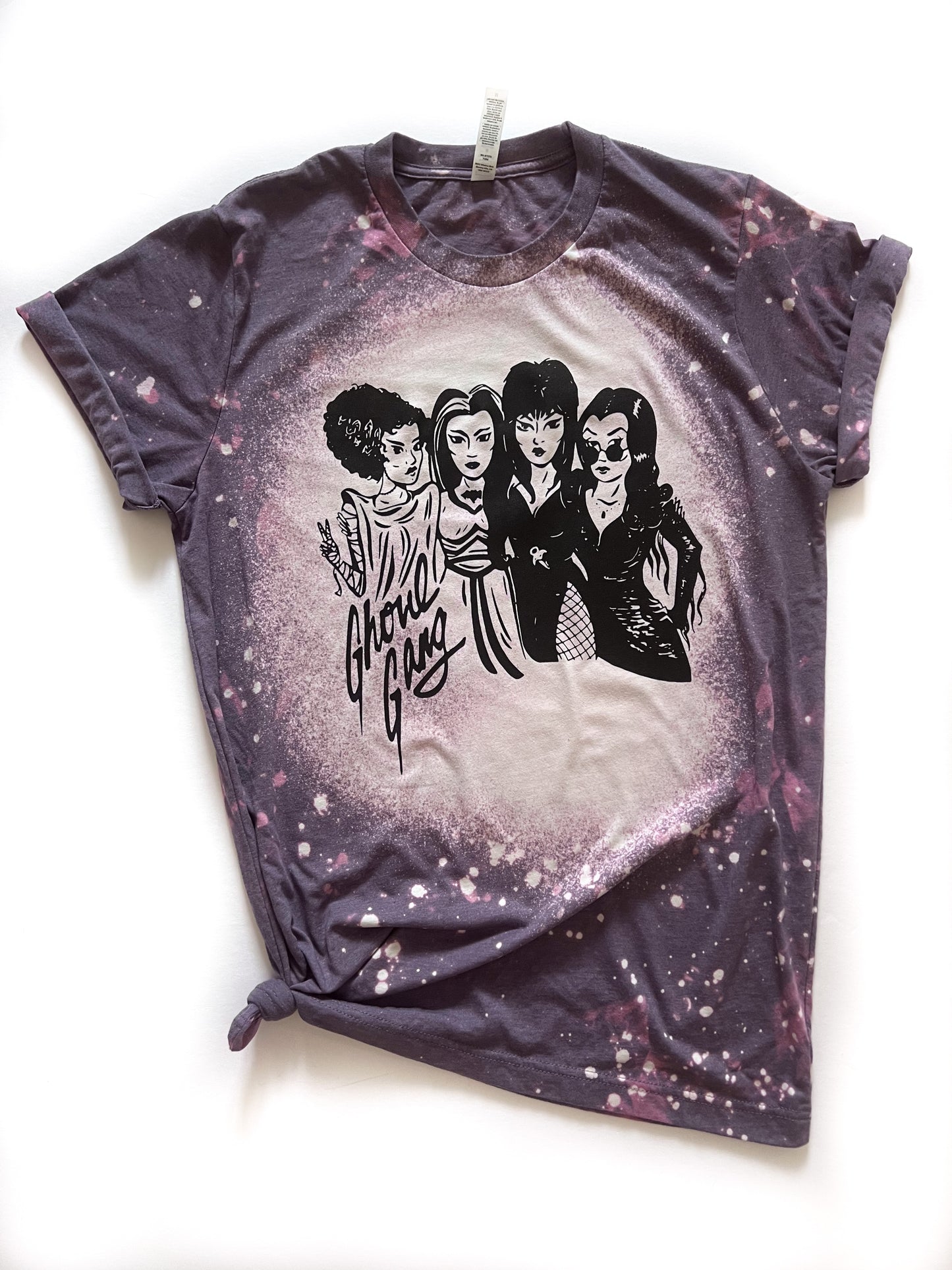 Ghoul Gang Halloween Girls Bleached Tee