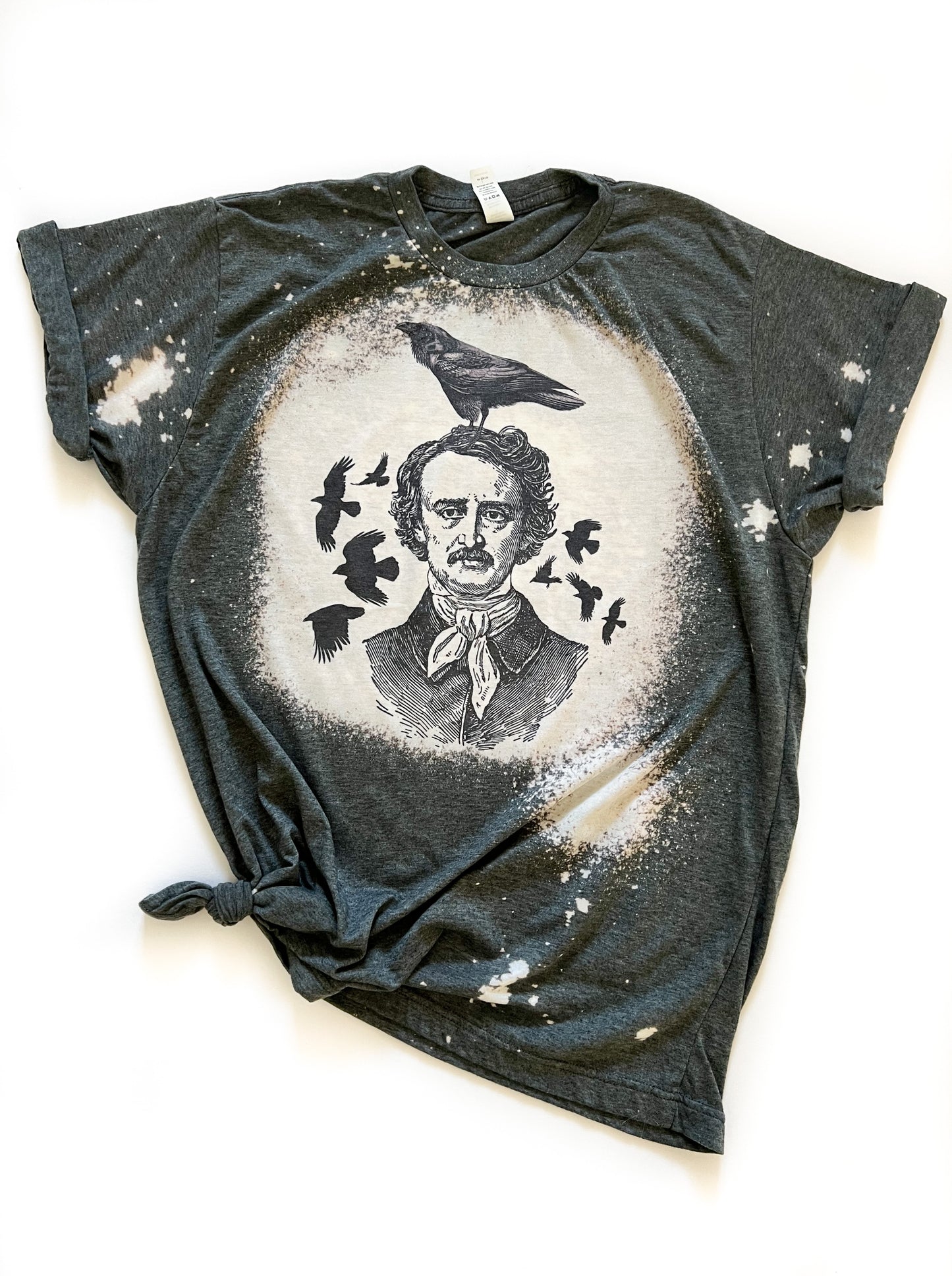 Poe Raven Bleached Tee