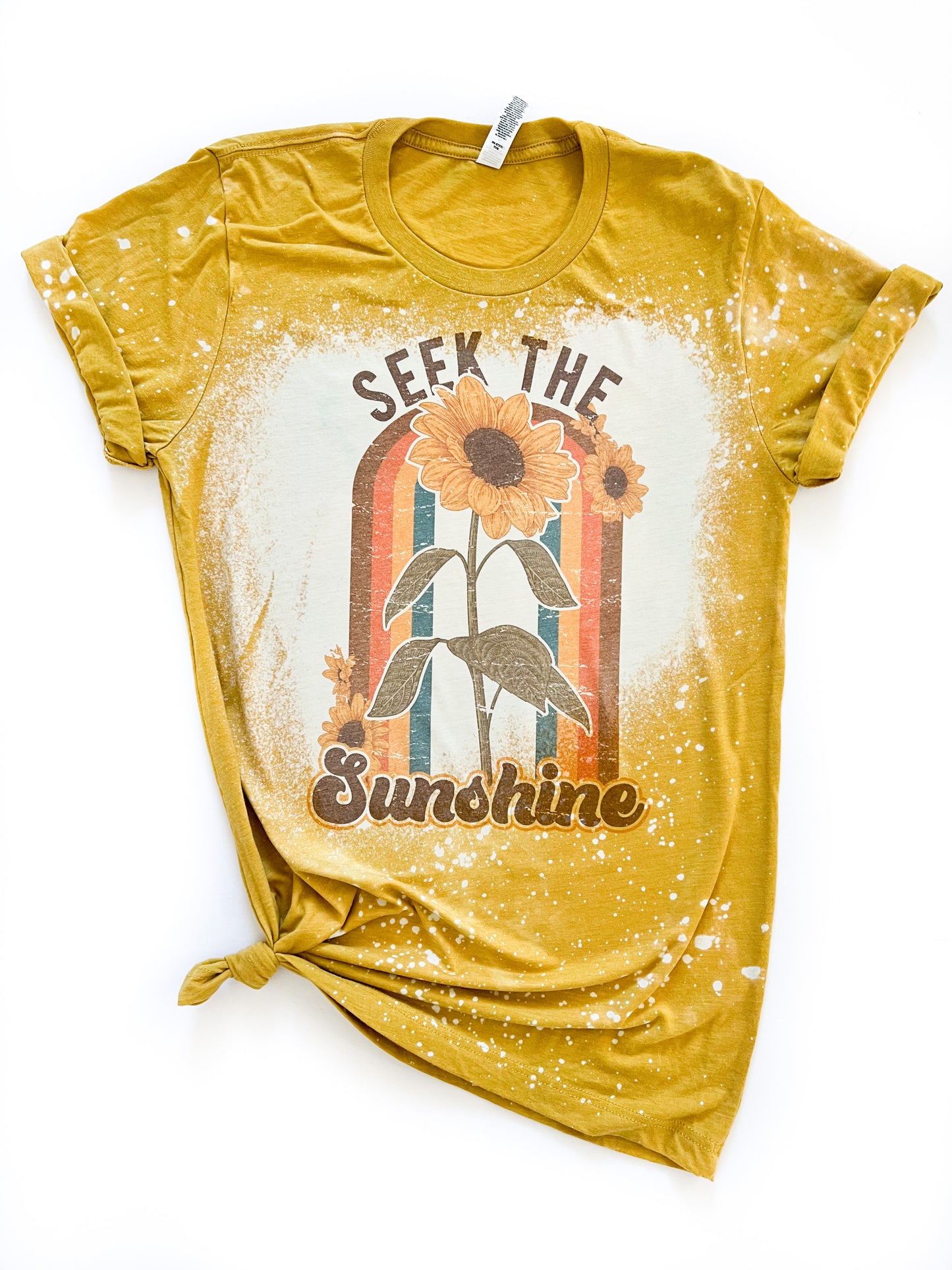 Seek The Sunshine Bleached Tee