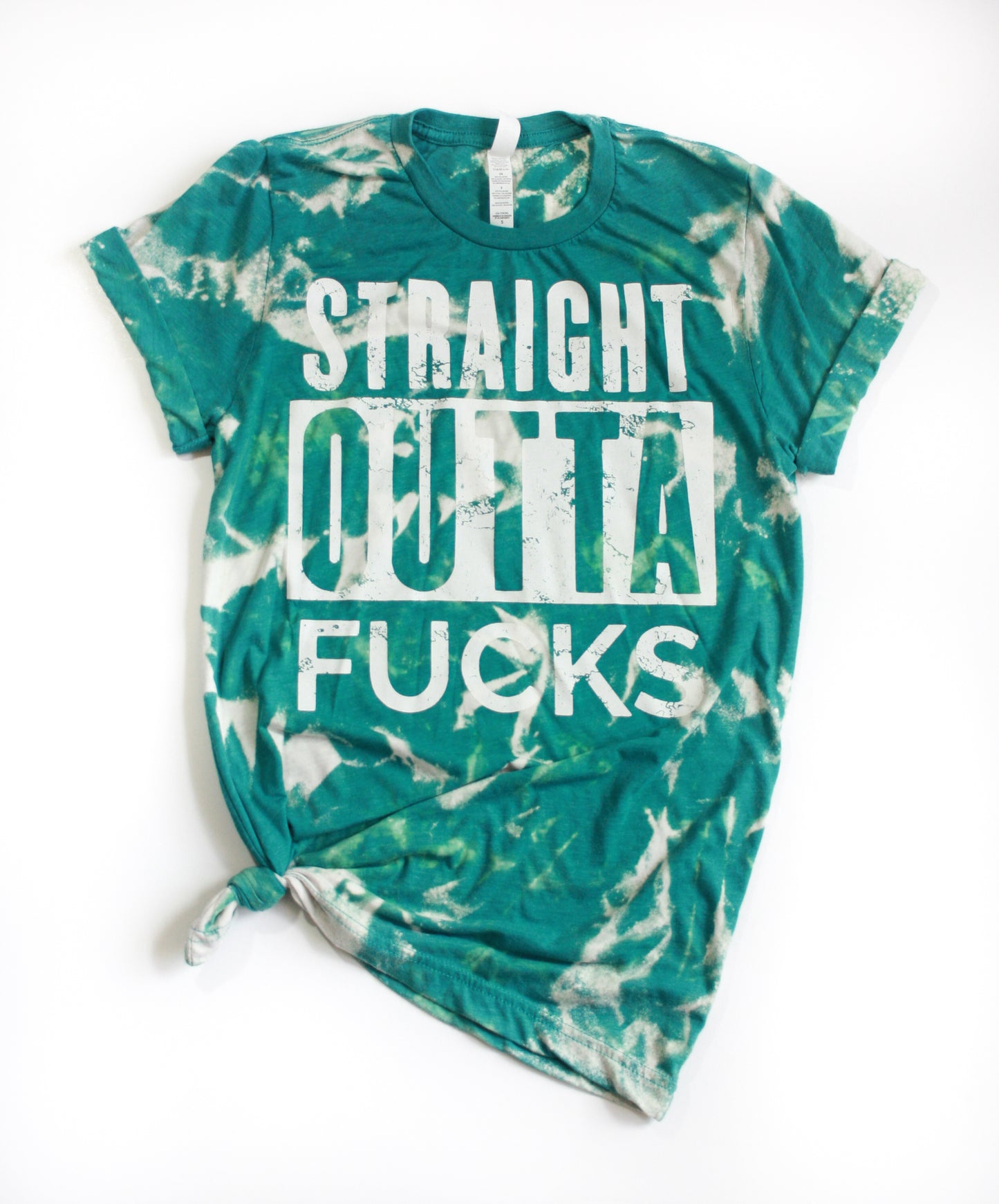 Straight Outta F*cks Tie Dye Tee