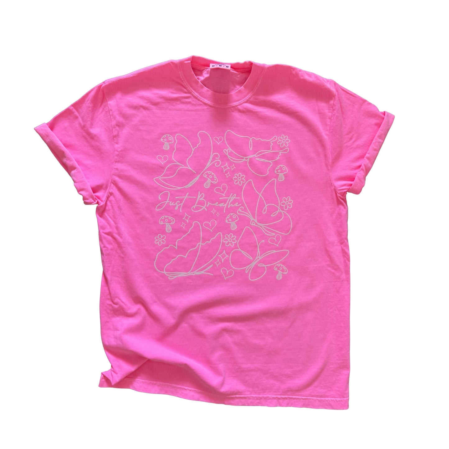 Just Breathe Butterfly - Graphic Tee 🦋💗