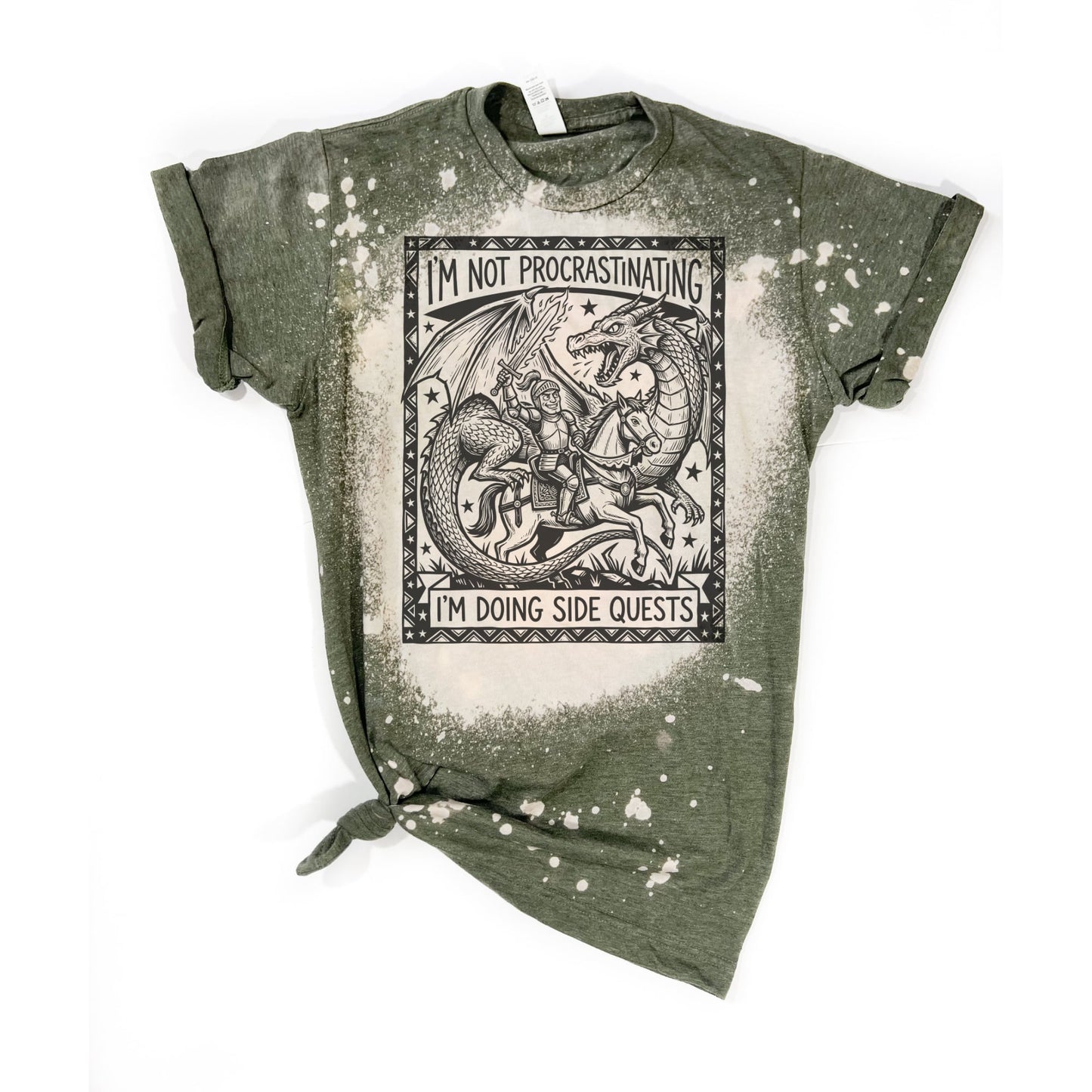 I’m Not Procrastinating I’m Doing Side Quests - Fantasy Graphic Tee 🐉⚔️