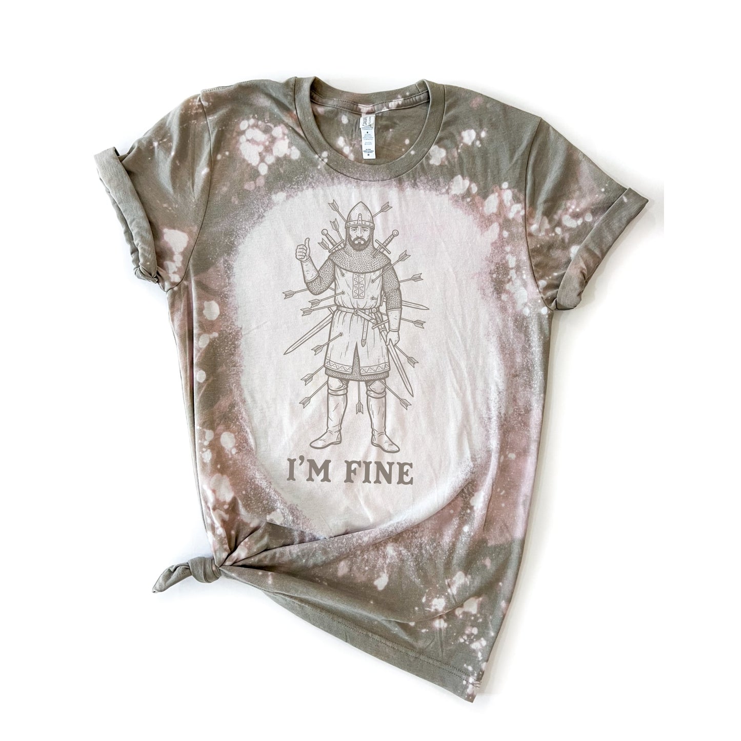 I'm Fine Medieval Knight - Funny Graphic Tee ⚔️