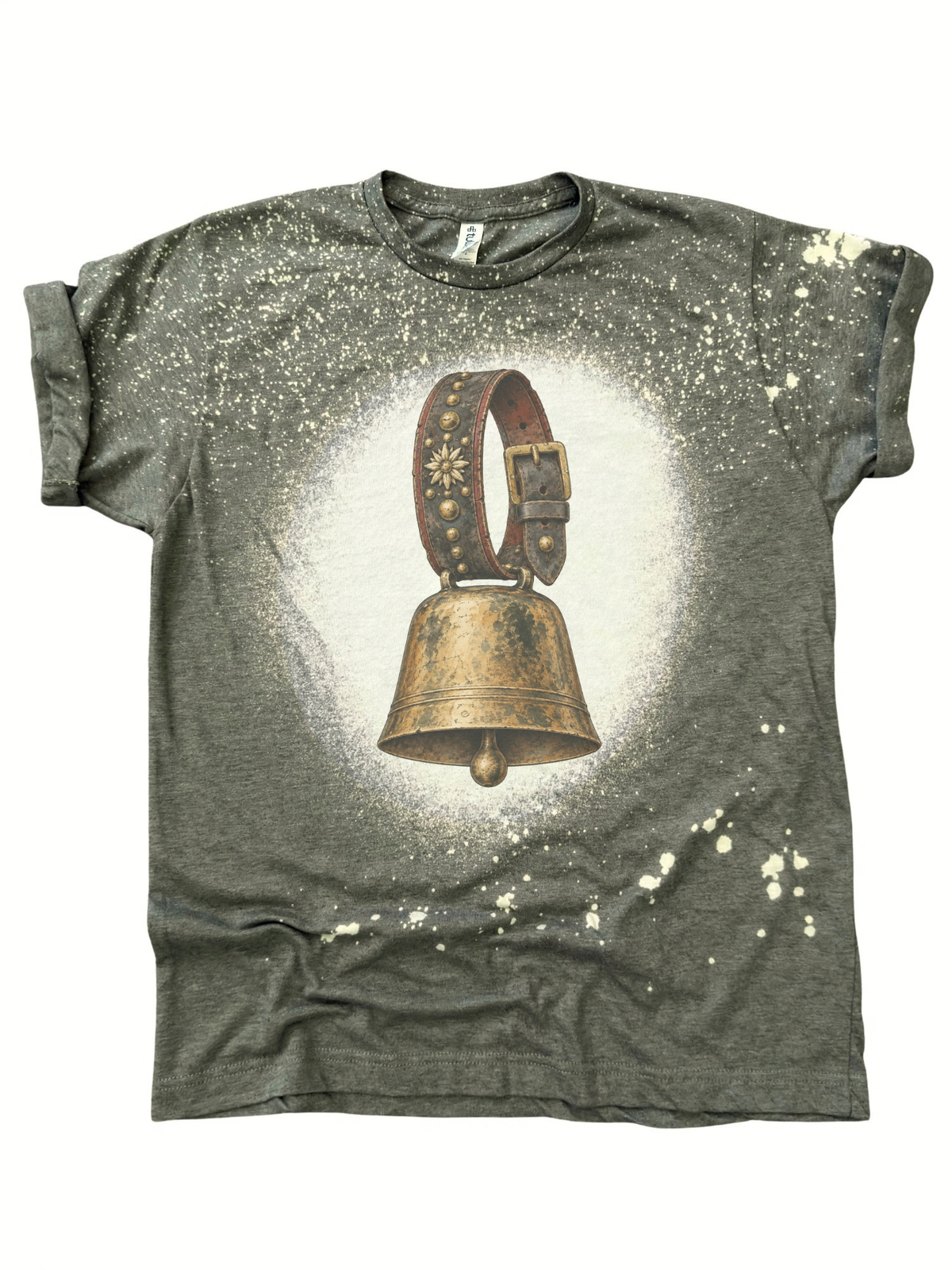 Vintage Krampus Bell Christmas Graphic Tee Rustic Alpine Folklore Holiday Design