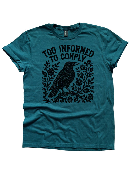 Moon Phase Ravens - Halloween Graphic Tee