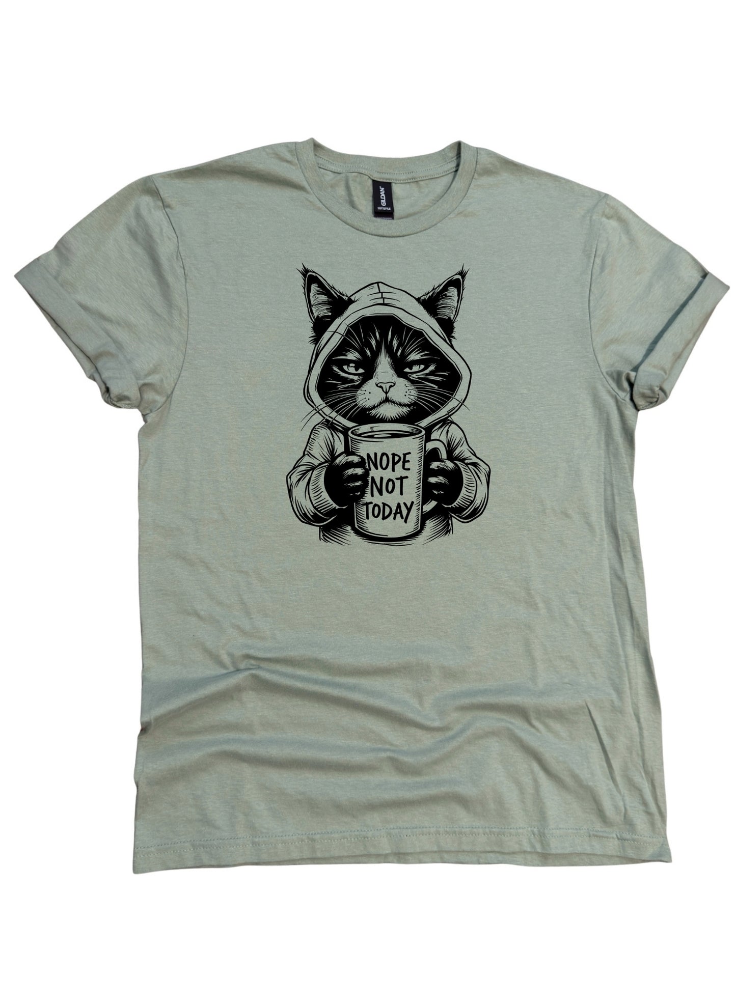 Nope Not Today Grumpy Cat Tee