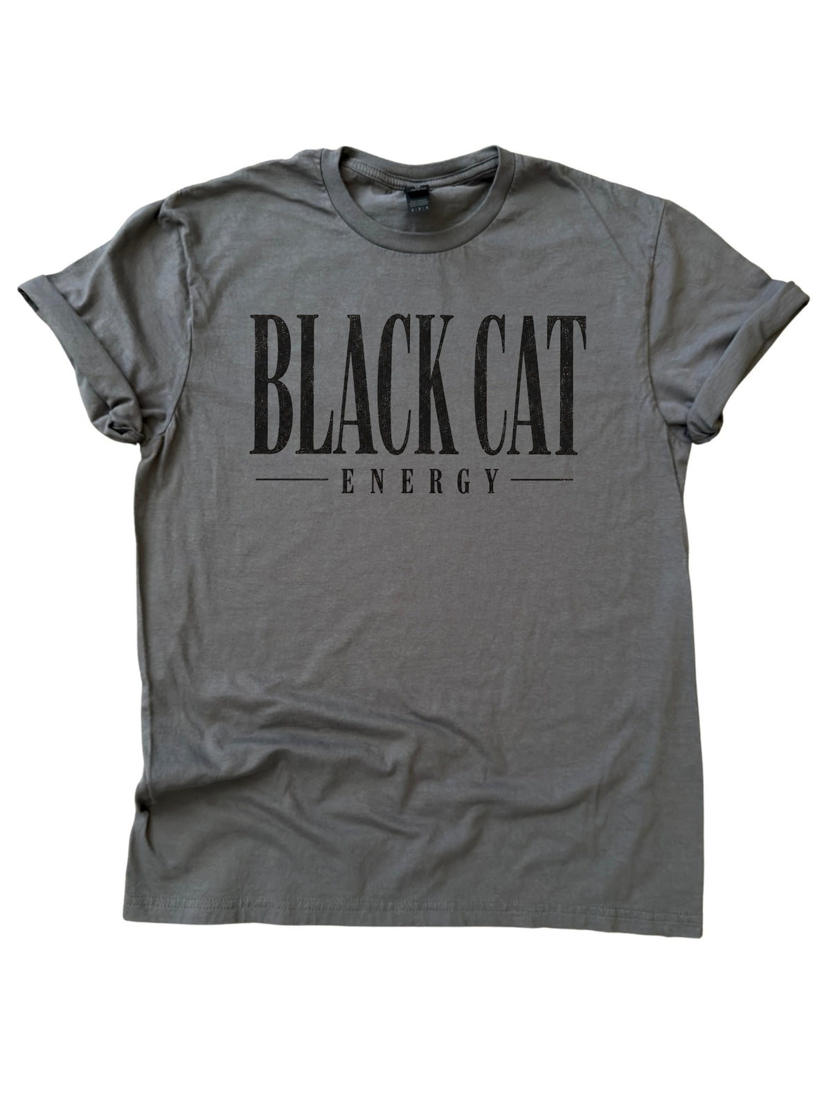 Black Cat Energy - Halloween Graphic Tee