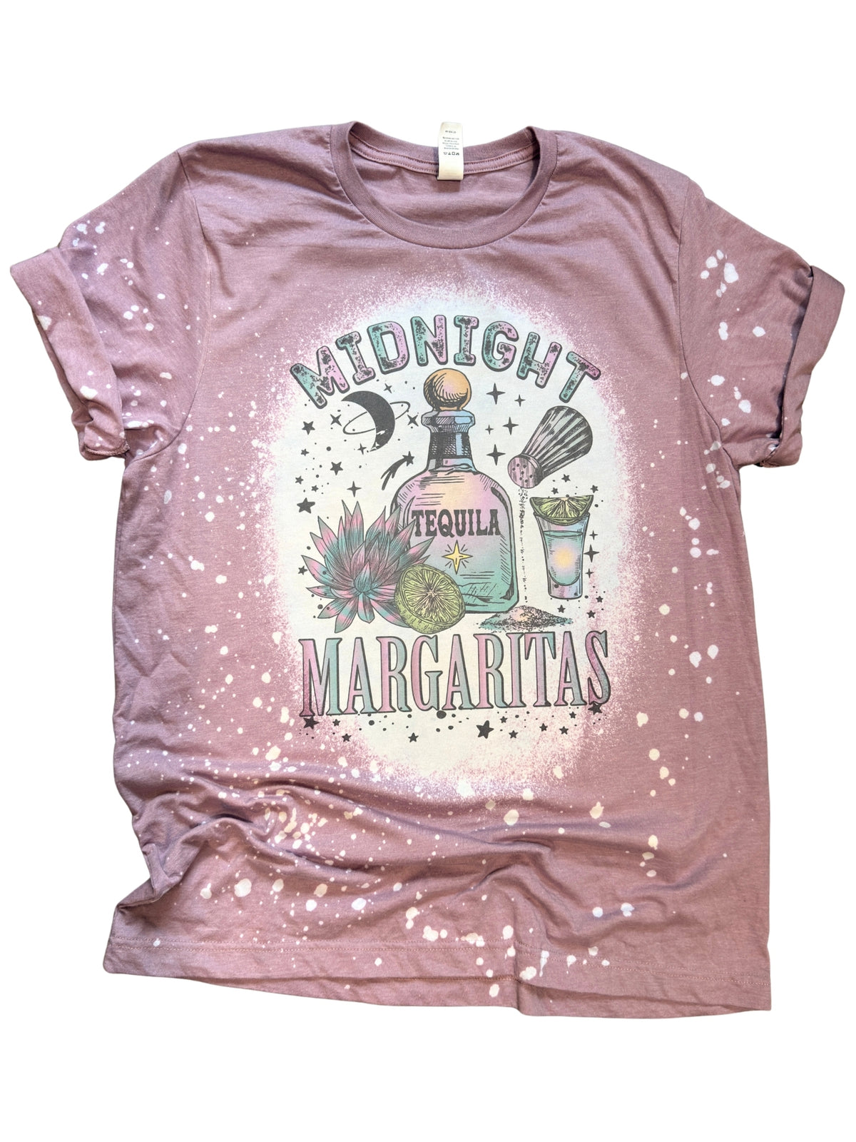 Midnight Margaritas Witchy Bleached Tee