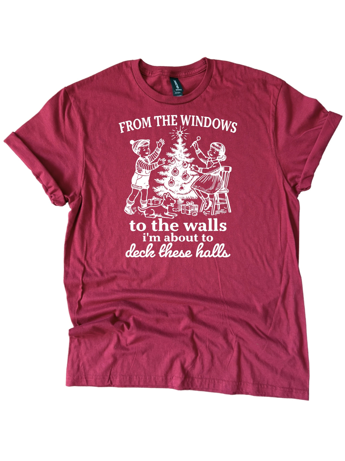 From the Windows to the Walls Christmas Graphic Tee