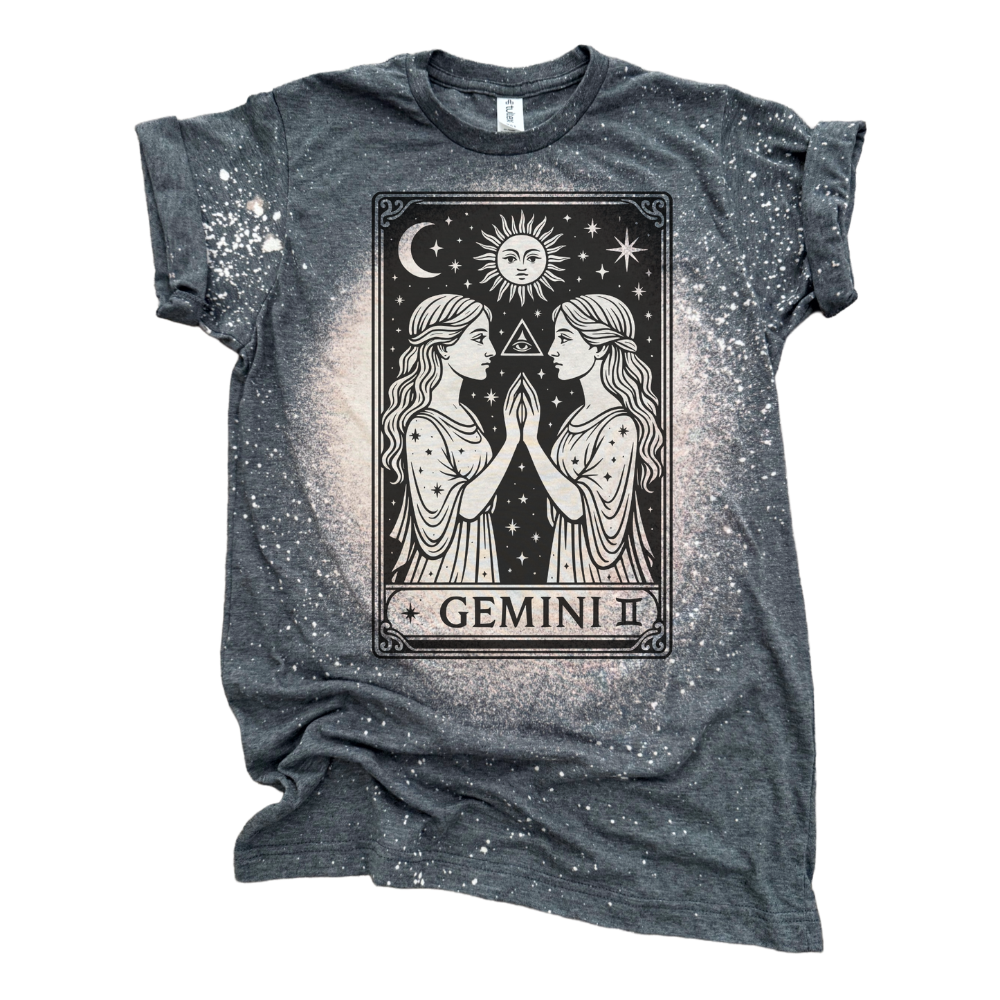 Gemini Tarot – Bleached Zodiac Tee