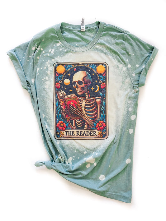 The Reader Tarot Bleached Tee