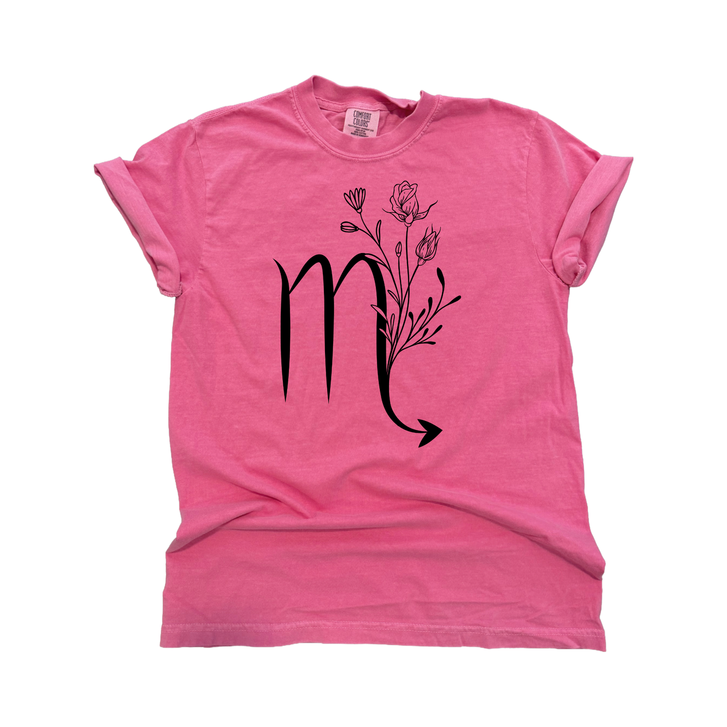 Scorpio – Floral Zodiac Tee