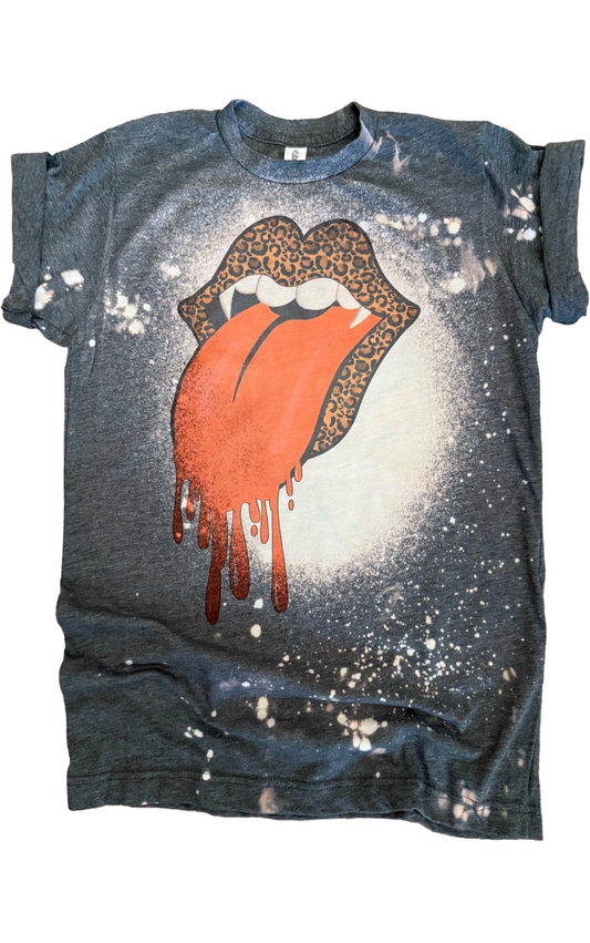 Vampire Leopard Tongue Tee
