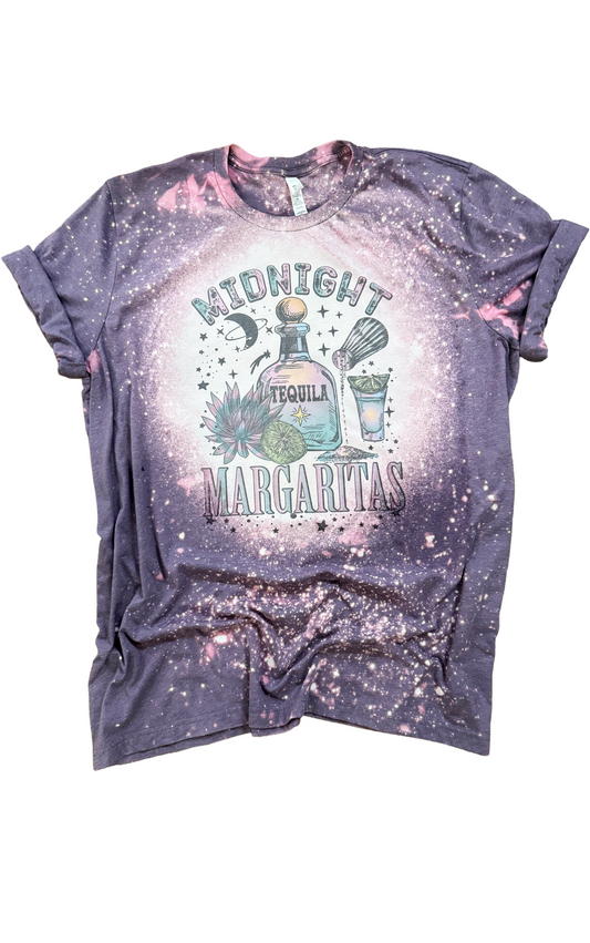 Midnight Margaritas Witchy Bleached Tee