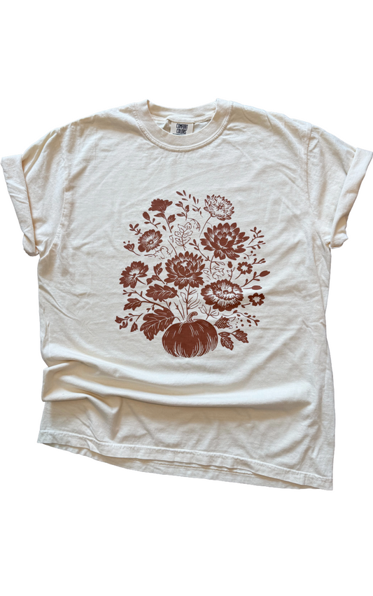 Pumpkin Bloom Fall Tee