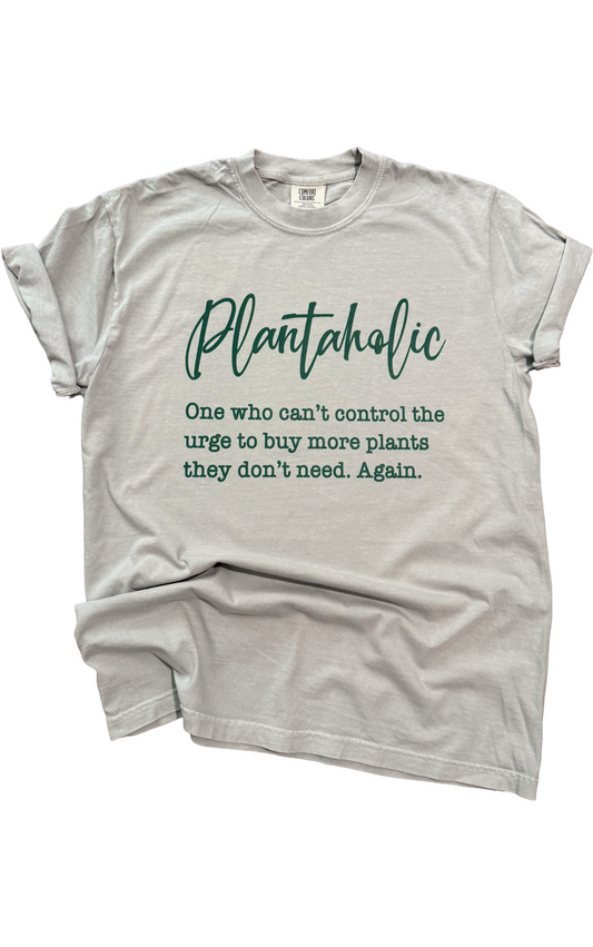 Plantaholic Plant Lover Tee
