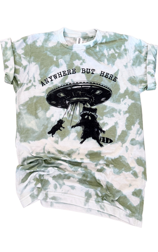 Anywhere But Here Tie-Dye Tee