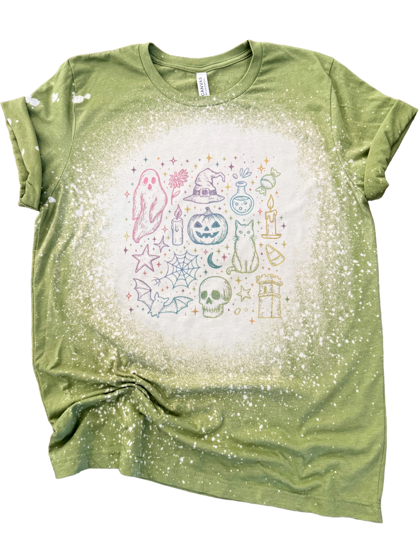 Iridescent Elements Halloween Bleached Tee