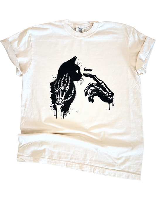 Boop Kitty Skeleton Hand Tee