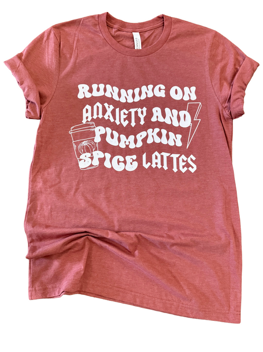 Anxiety and Pumpkin Spice Tee