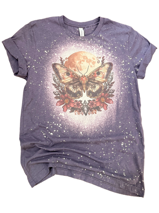 Midnight Moth Magic Bleached Tee