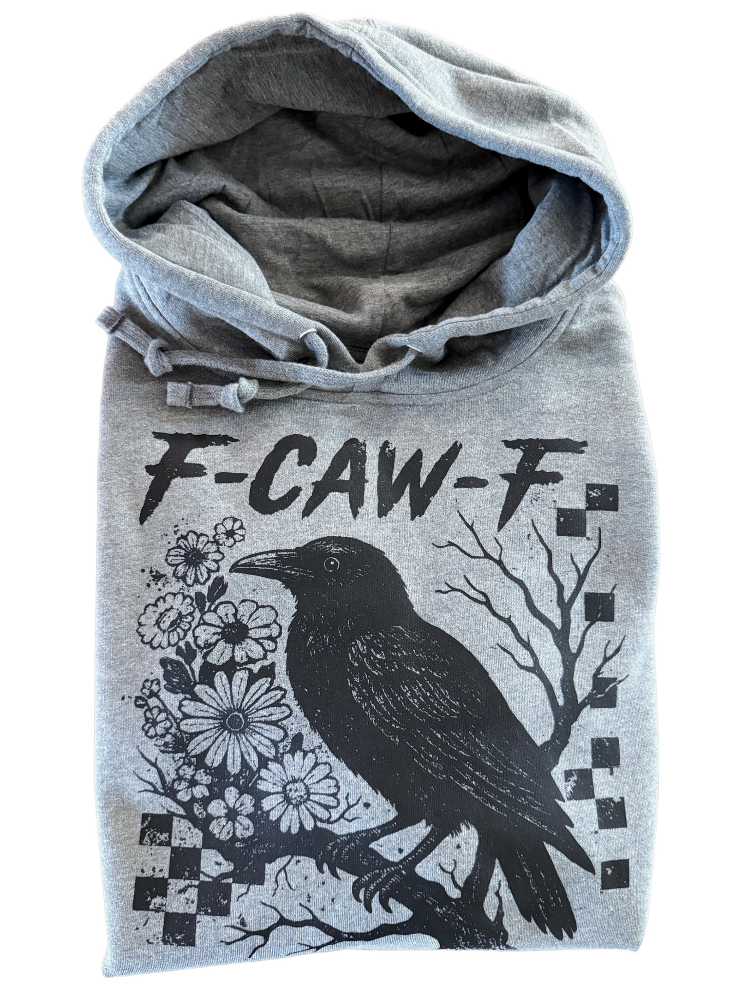 F-CAW-F Raven Checkered Hoodie