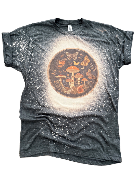 Shroom Bloom – Mushroom Bleached Tee