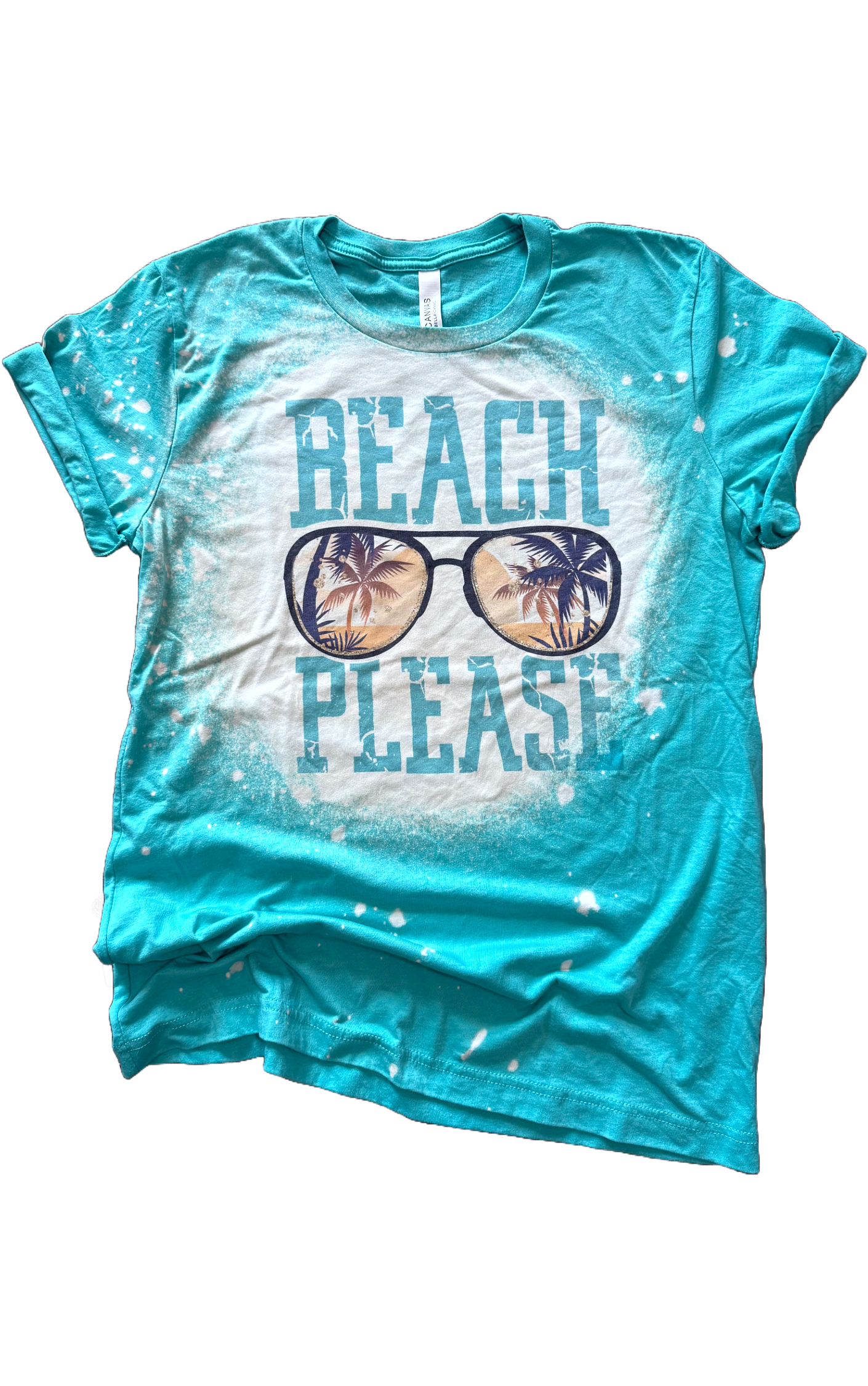 Beach Please Bleached Tee