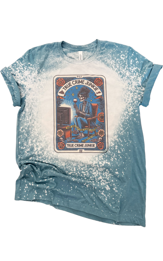 True Crime Tarot Bleached Tee