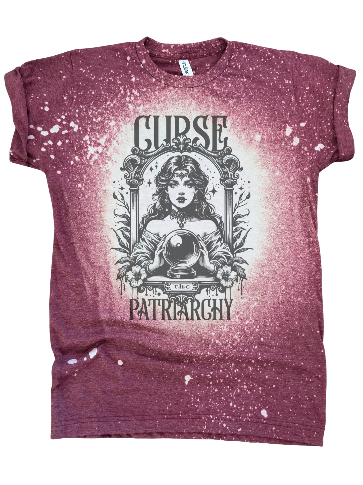 Curse the Patriarchy - Bleached Tee 🔮