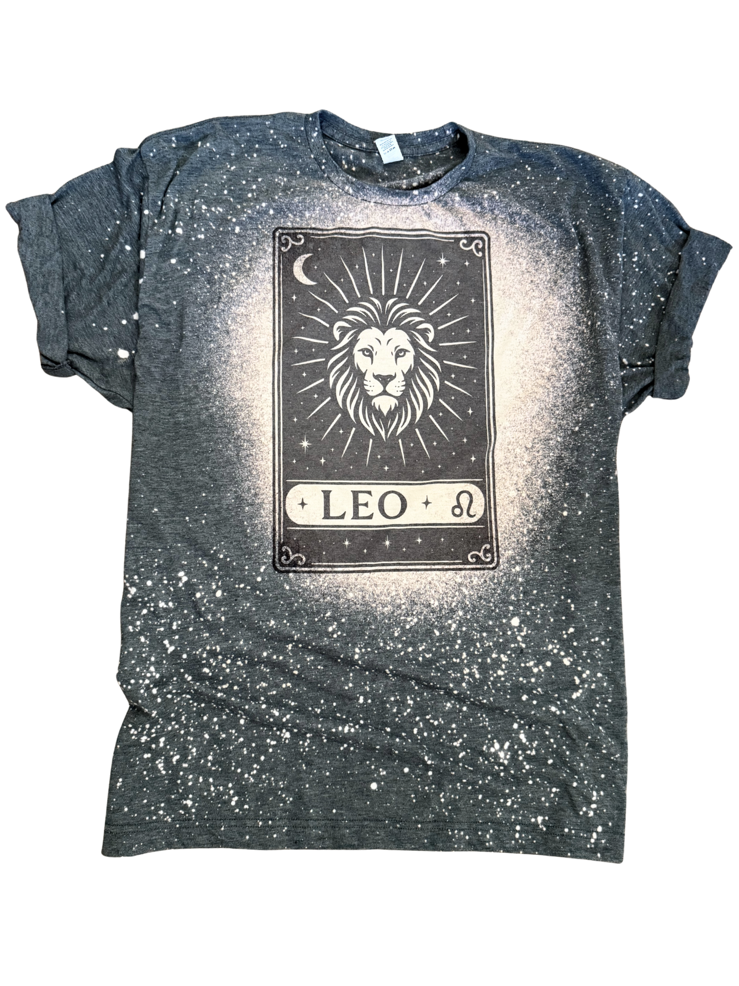 Leo Tarot – Bleached Zodiac Tee