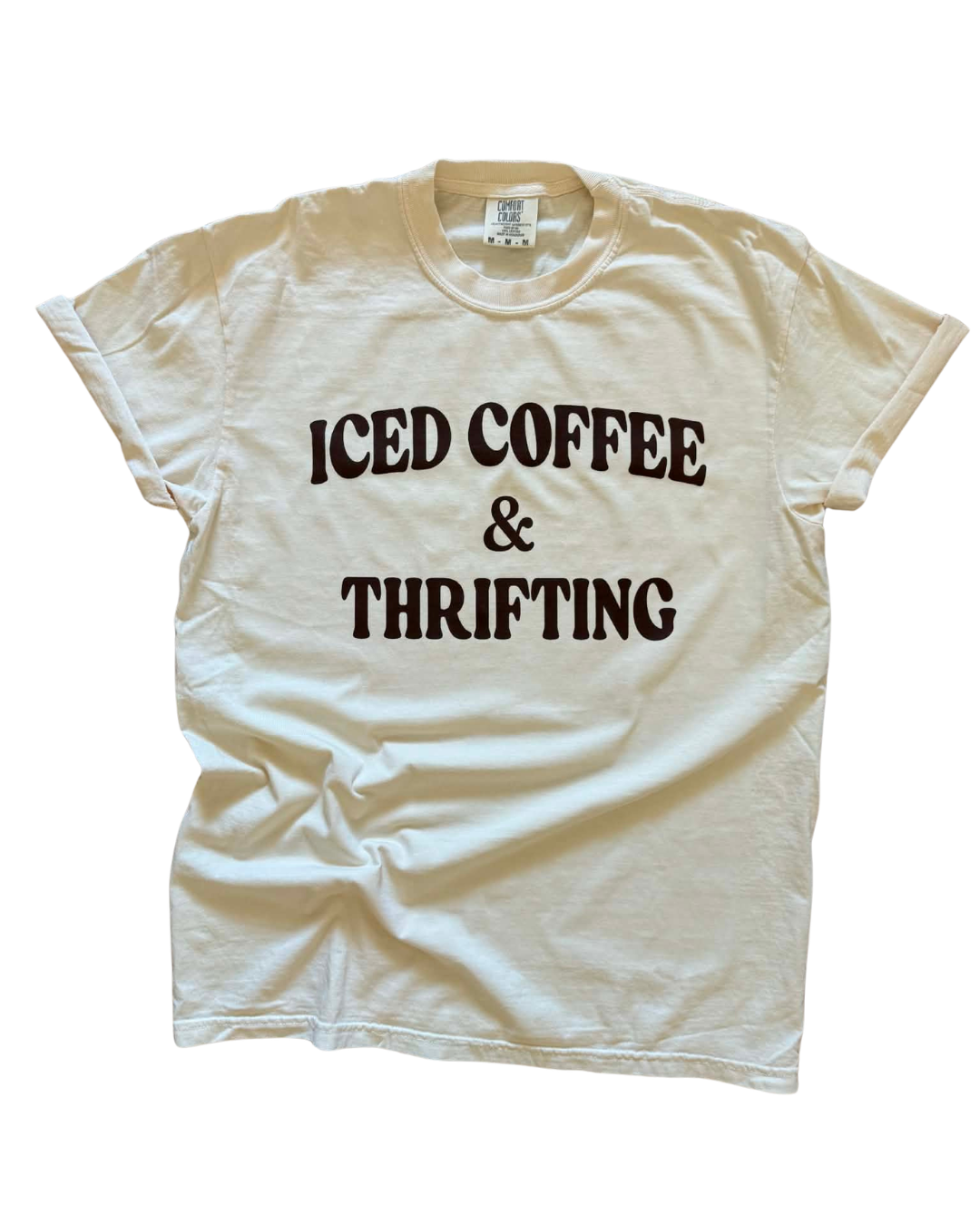 Iced Coffee & Thrifting - Graphic Tee ☕🛍️