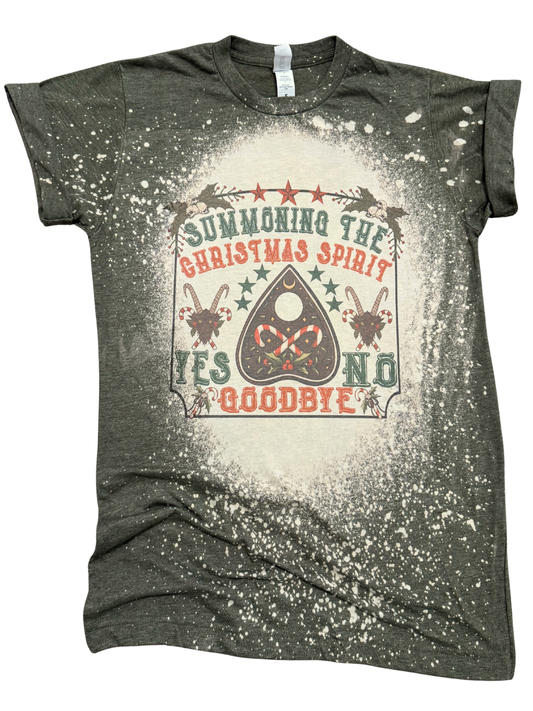 Summoning the Christmas Spirit – Holiday Bleached Tee