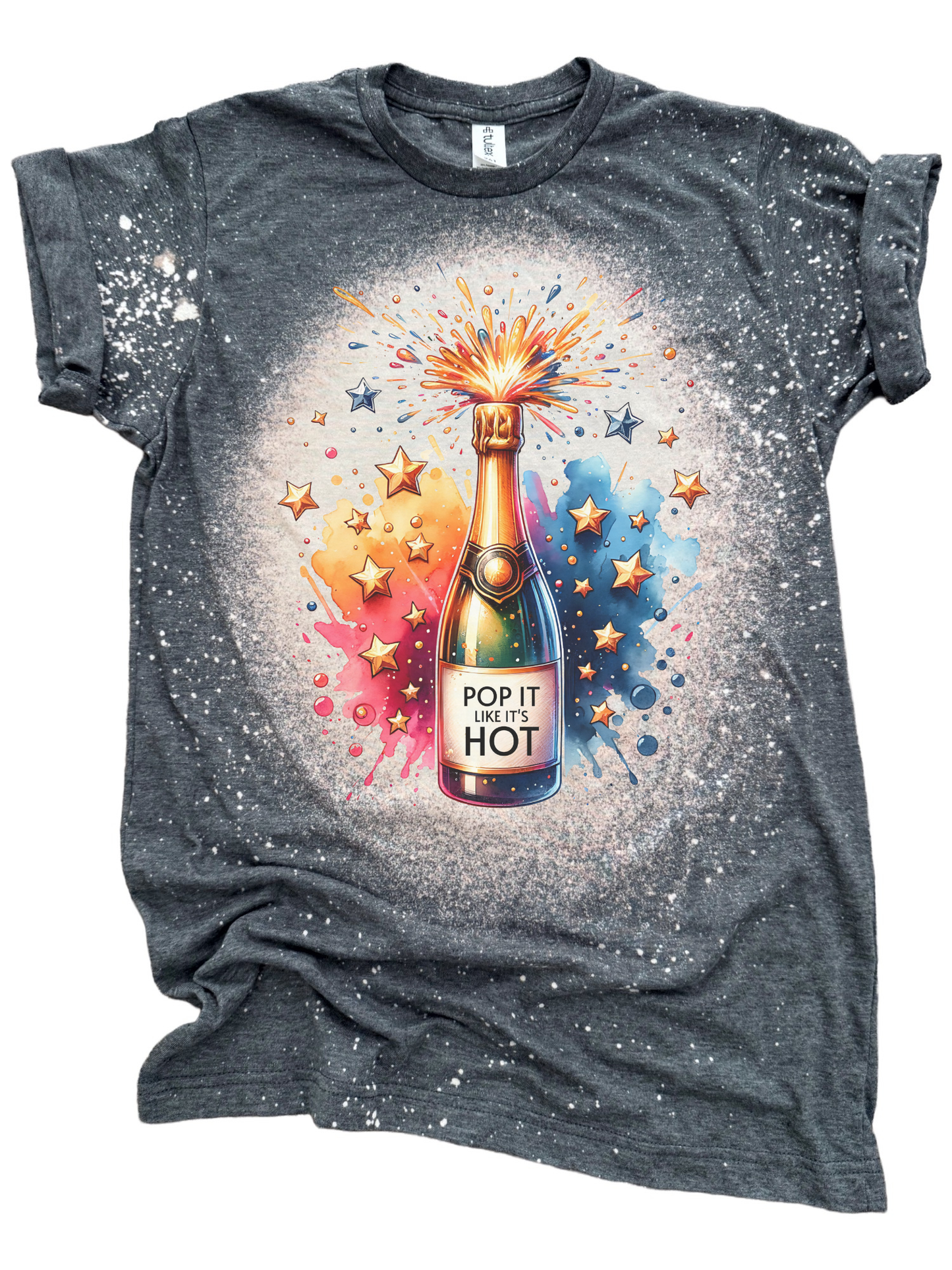 Pop It Like It’s Hot – Bleached New Year's Celebration Tee